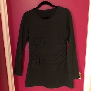 NWOT Charcoal Long Sleeve Tunic